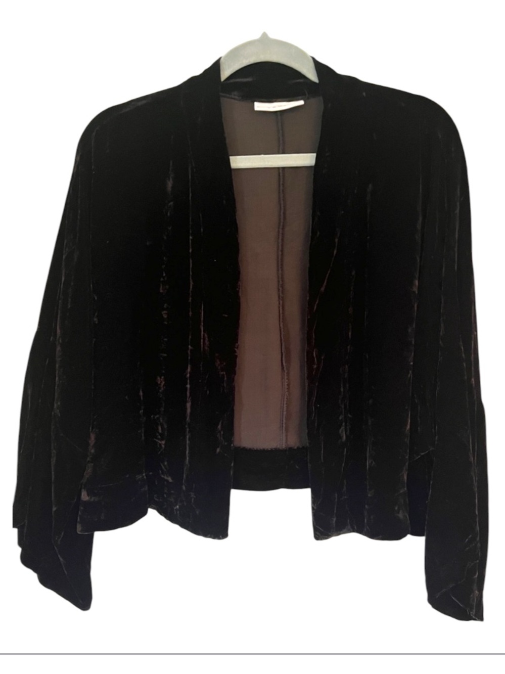 Bryan Walker Velvet Shrug Oversized Cover ups Sz Medium